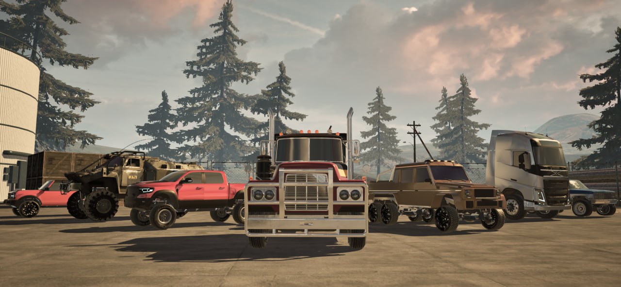 Wild Cruise - Off-road truck navigating muddy terrain